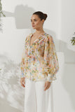 Elysia Yellow Floral Long Sleeve Blouse Elysia Yellow Floral Long Sleeve Blouse