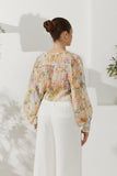 Elysia Yellow Floral Long Sleeve Blouse Elysia Yellow Floral Long Sleeve Blouse