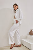 Page White Cupro Pants Page White Cupro Pants