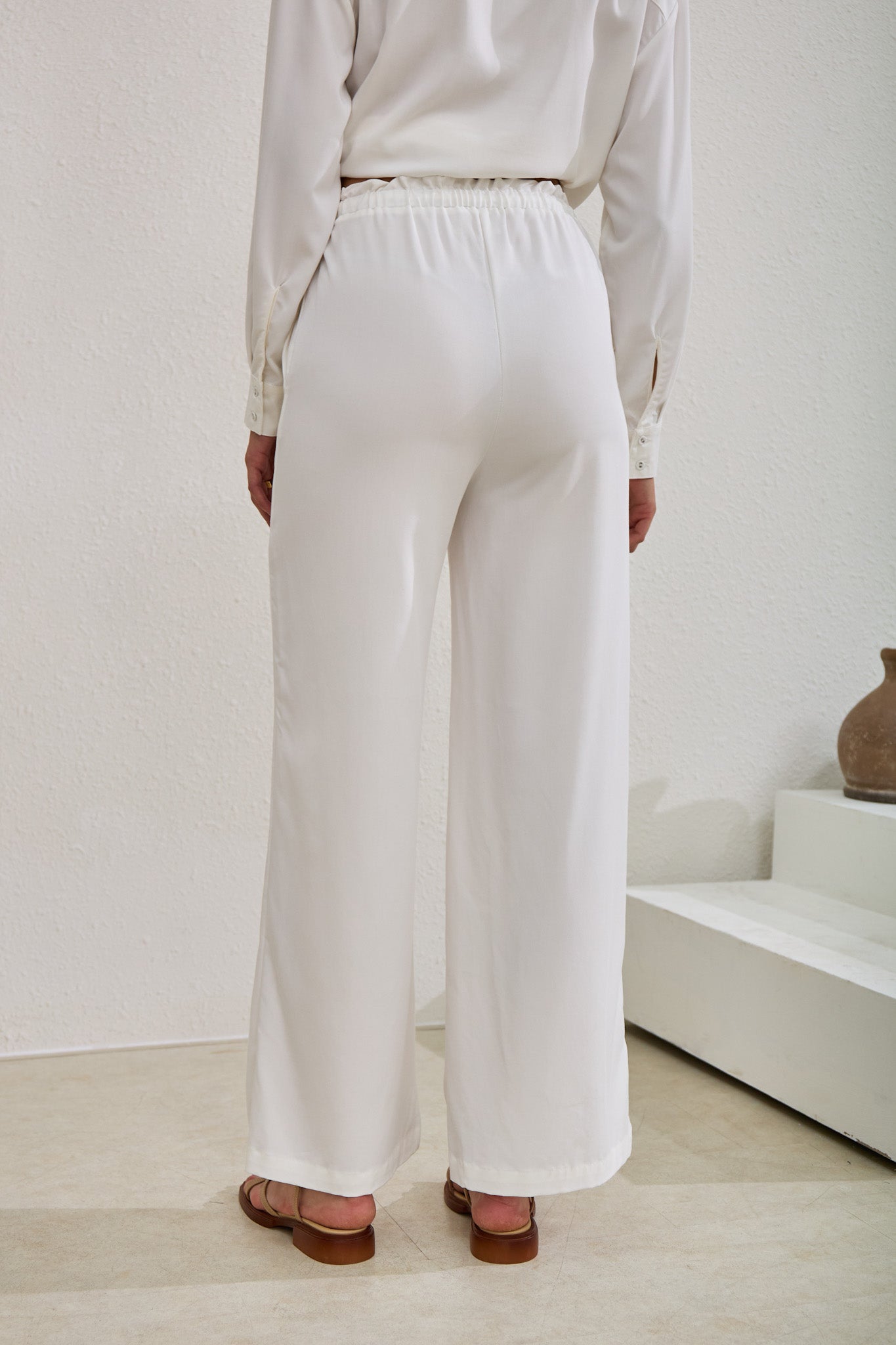 Page White Cupro Pants Page White Cupro Pants