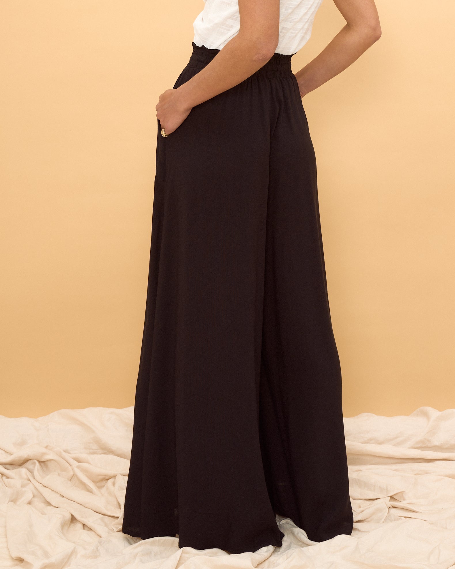 Sol Black Wide Leg Pants Sol Black Wide Leg Pants