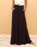 Sol Black Wide Leg Pants Sol Black Wide Leg Pants