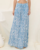 Skyra Blue Boho Wide Leg Pants