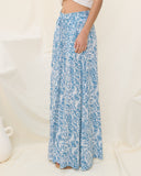 Skyra Blue Boho Wide Leg Pants