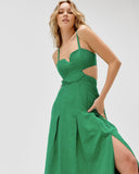 Forte Emerald Green Midi Dress