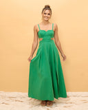 Forte Emerald Green Midi Dress