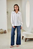 Gwen White Ric Rac Blouse