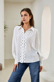 Gwen White Ric Rac Blouse