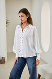Gwen White Ric Rac Blouse