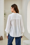 Gwen White Ric Rac Blouse