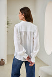 Gwen White Ric Rac Blouse